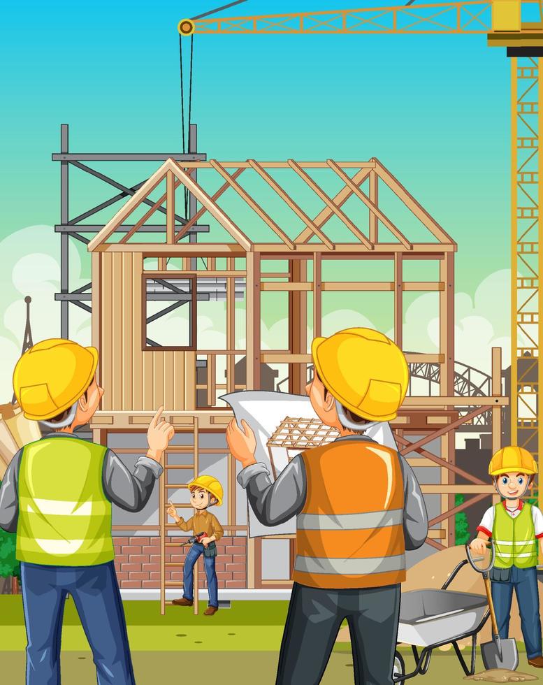 6768521-edilizia-cantiere-con-lavoratori-gratuito-vettoriale