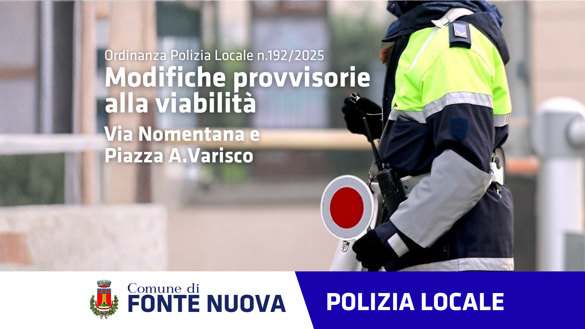 Modifica provvisoria alla viabilità